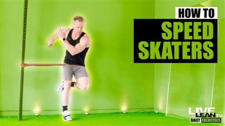 What do speed skaters target?