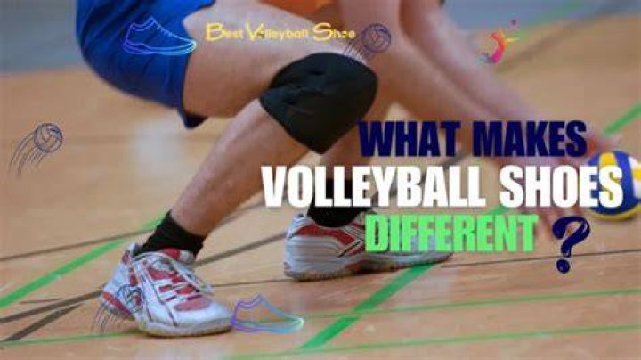 What do volleyball shoes help with?
