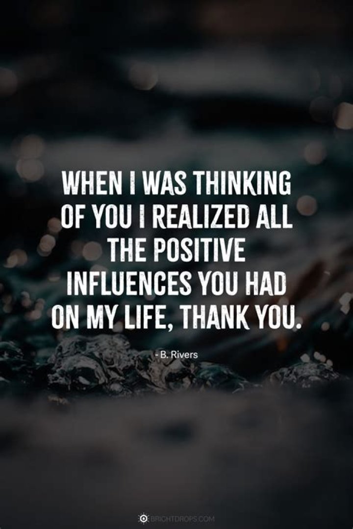 What do you say when thinking of someone?