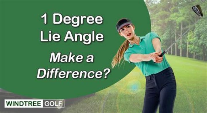 What does 1 degree up mean on a golf club?