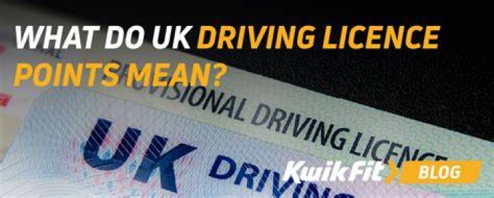 What does 6 points on your licence mean?