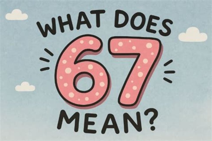 What does 67 mean in golf?