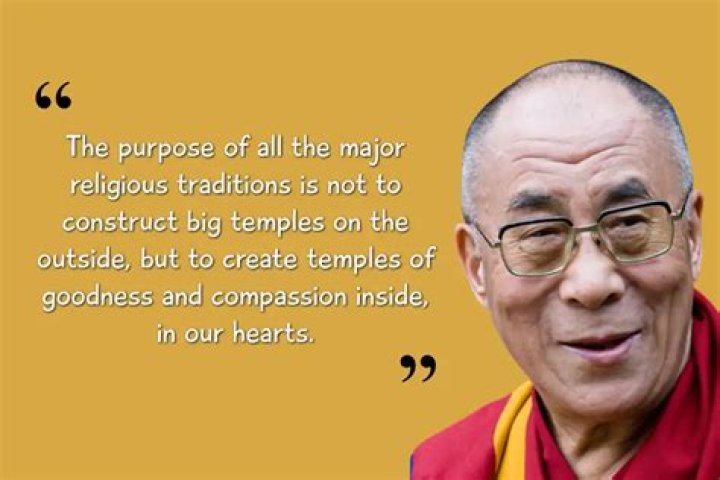 What does Dalai Lama say about religion?