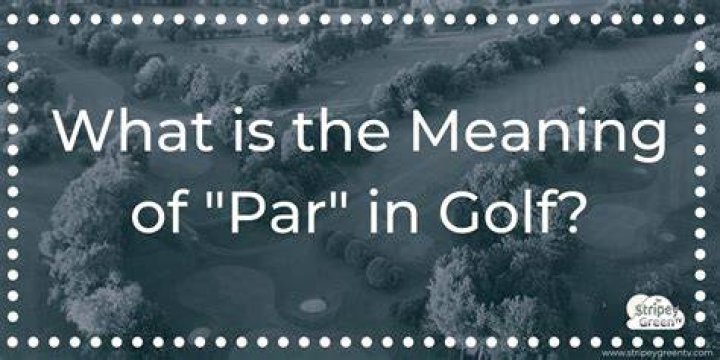 What does halved in golf mean?