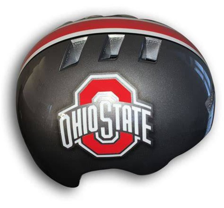 What does Ohio State give helmet stickers for?
