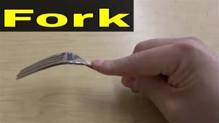 What does put a fork in it mean?