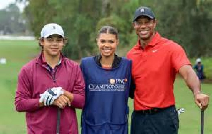 What does Tiger Woods use for clubs?