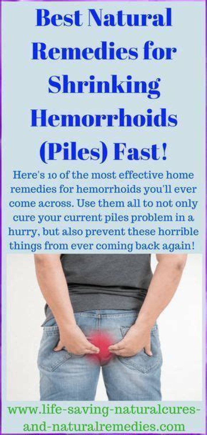 What food shrinks hemorrhoids fast?