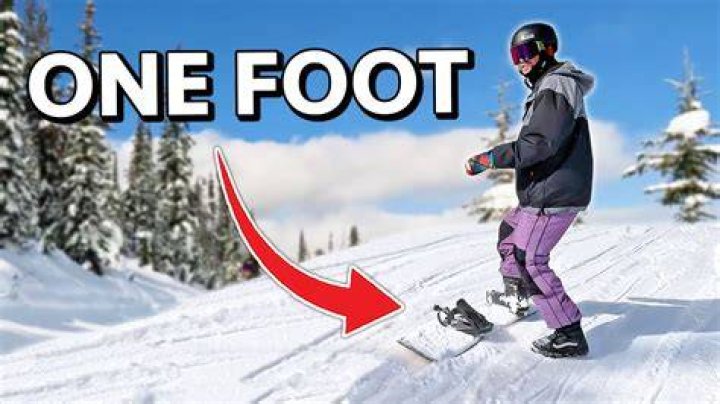 What foot goes first when snowboarding?