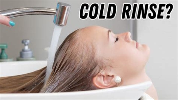 What happens if you just rinse your hair with water?