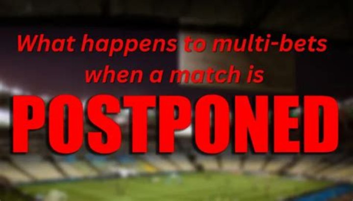 What happens when a game is postponed?