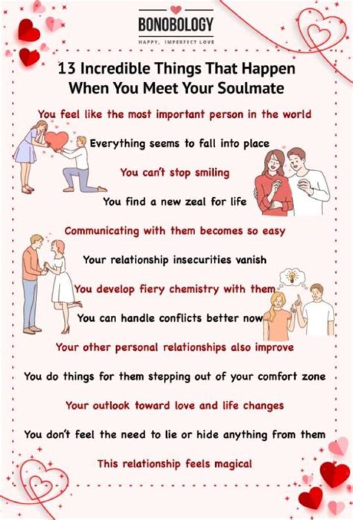 What happens when you meet your soulmate for the first time?