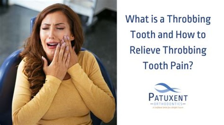 What helps a throbbing tooth pain?