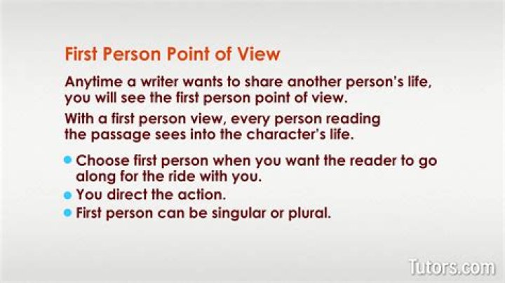 What is 5th person point of view?