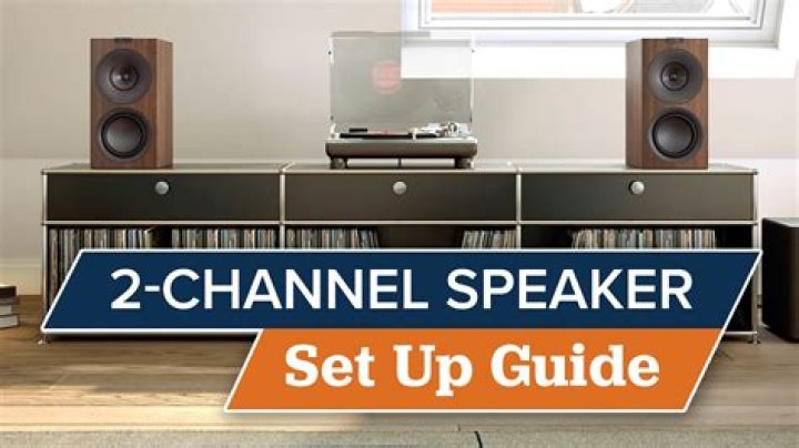 What is a 2 channel speaker?