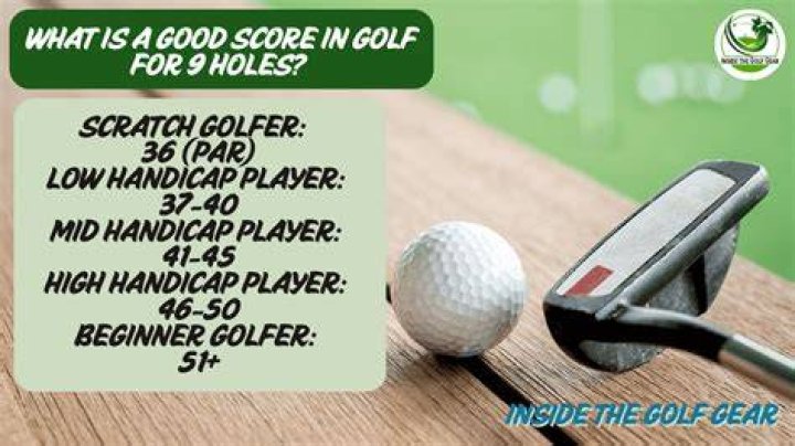 What is a good score in golf for 18 holes?