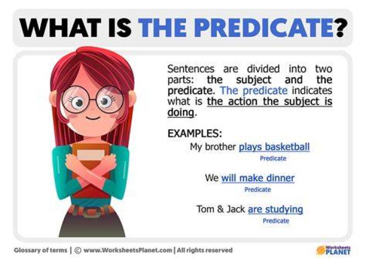 What is a predicate example?