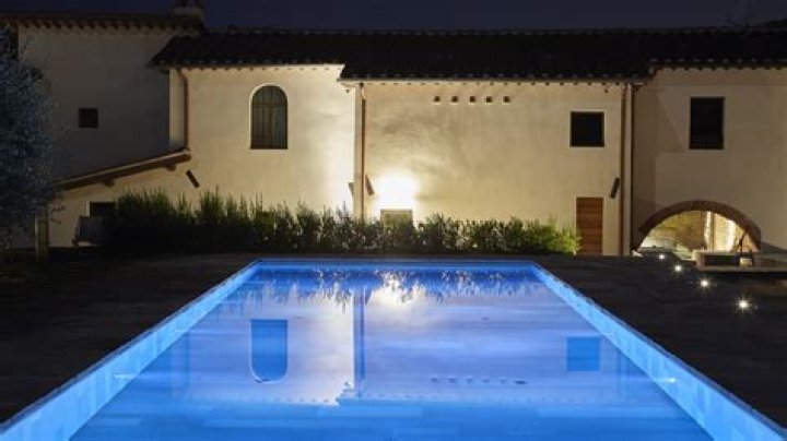 What is a recessed pool?