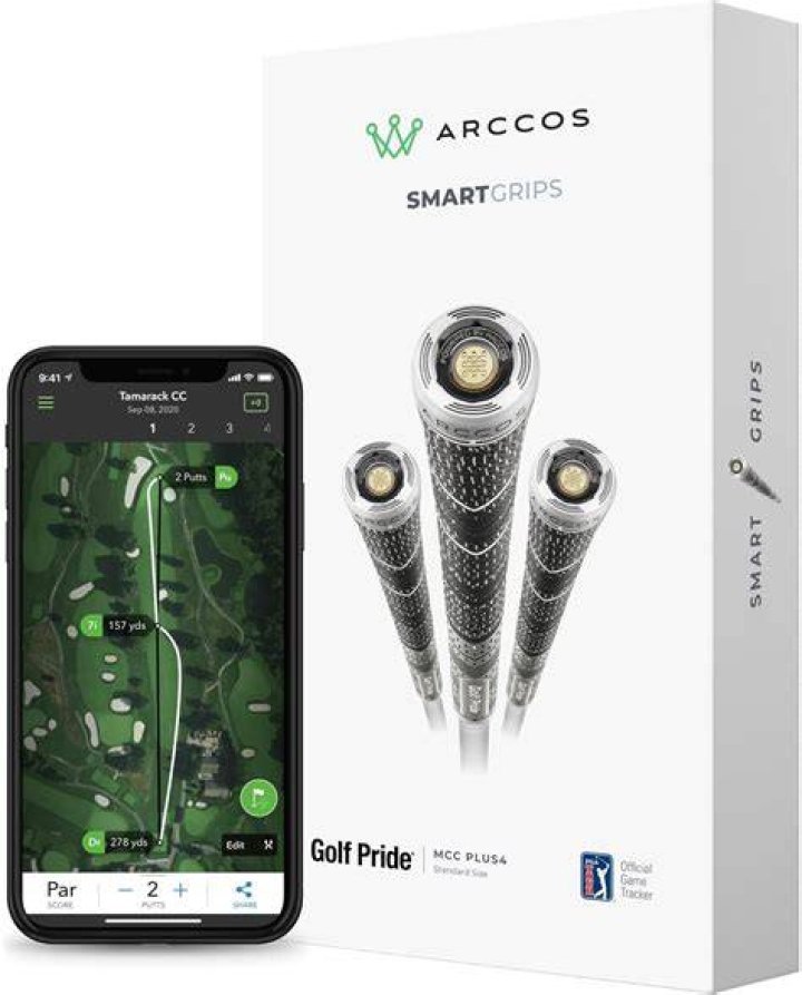 What is Arccos Caddie smart grips?
