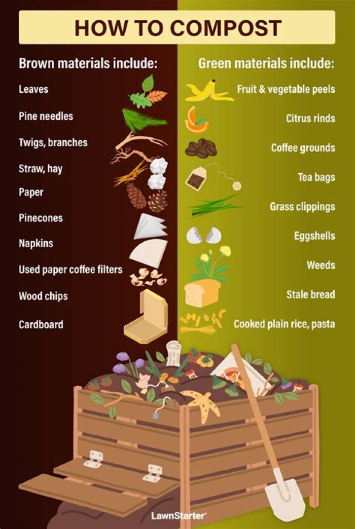 What is brown waste for compost?