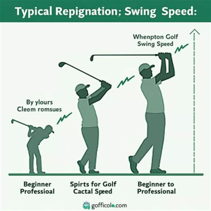 What is considered a slower swing speed in golf?