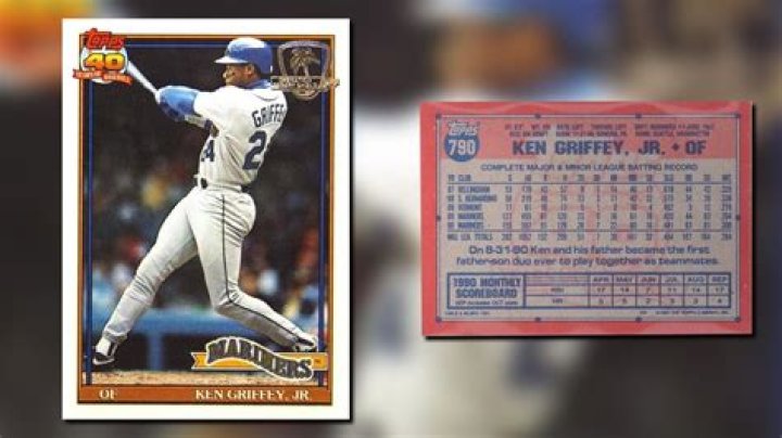 What is Griffey rookie card worth?