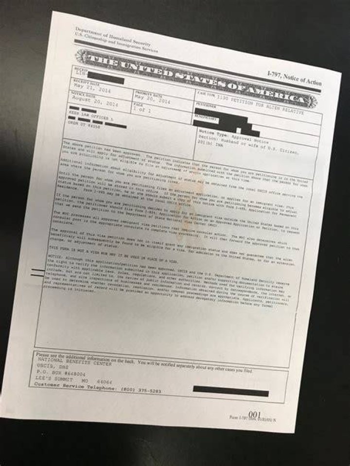 What is I-130 approval notice?