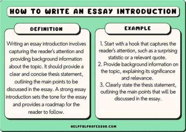 What is introduction and example?