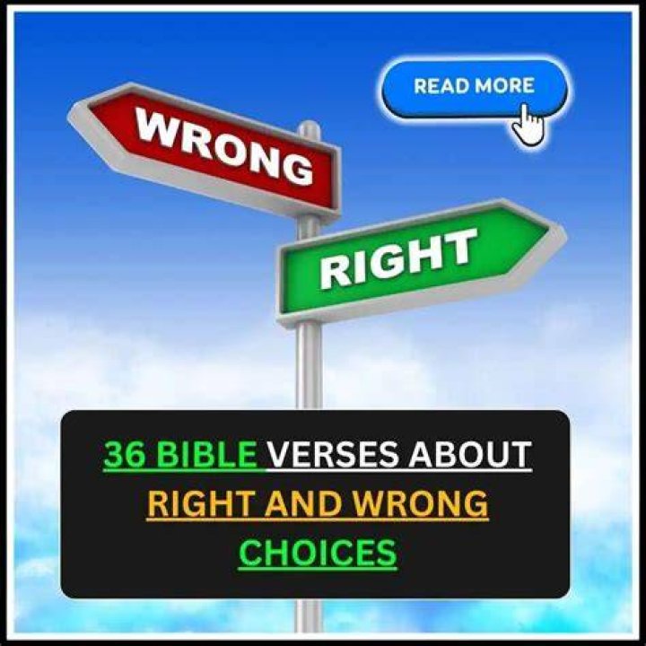 What is meant by right and wrong in the Bible?