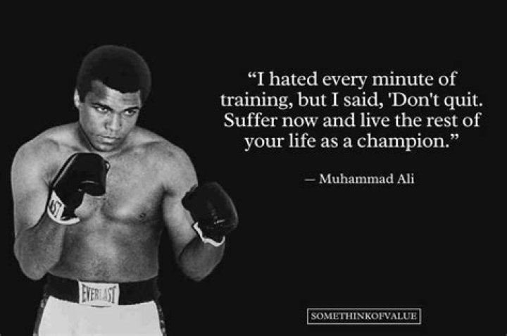 What is Muhammad Ali's most famous speech?
