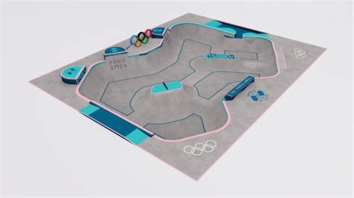 What is Olympic skateboard park made of?