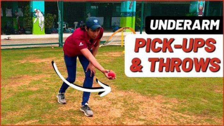 What is overarm throwing in cricket?