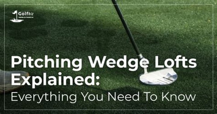 What is pitching wedge loft?