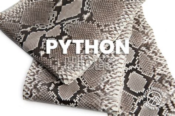 What is python leather?