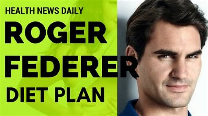 What is Roger Federer diet?