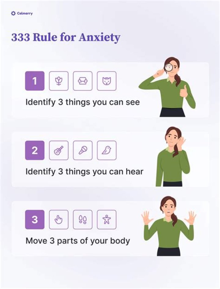 What is the 3 3 1 rule anxiety?
