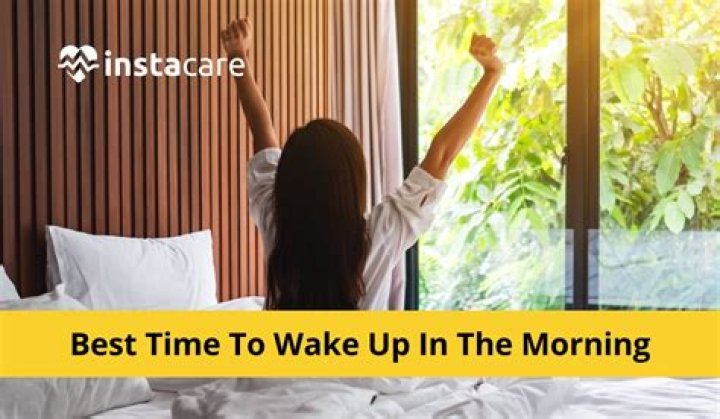 What is the best time to wake up early in the morning?