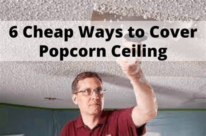 What is the cheapest way to cover a ceiling?
