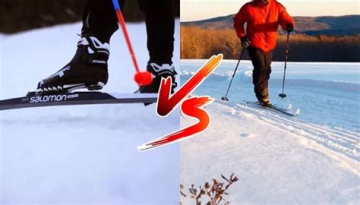 What is the difference between alpine and cross country skiing?