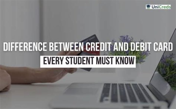 What is the difference between credit card and debit card?