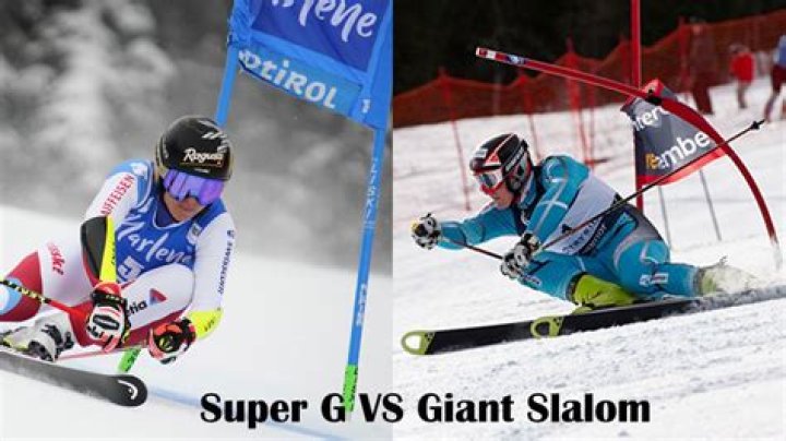 What is the difference between super-G and slalom?