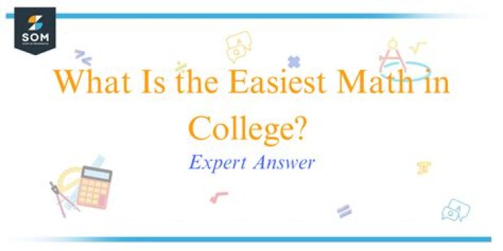 What is the easiest math branch?