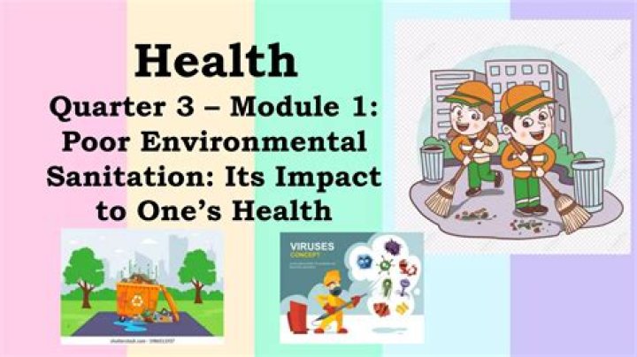 What is the effect of poor environmental sanitation to your health?