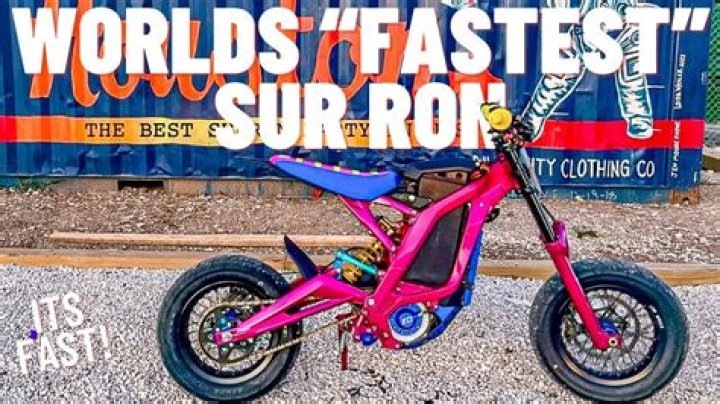 What is the fastest Sur Ron bike?