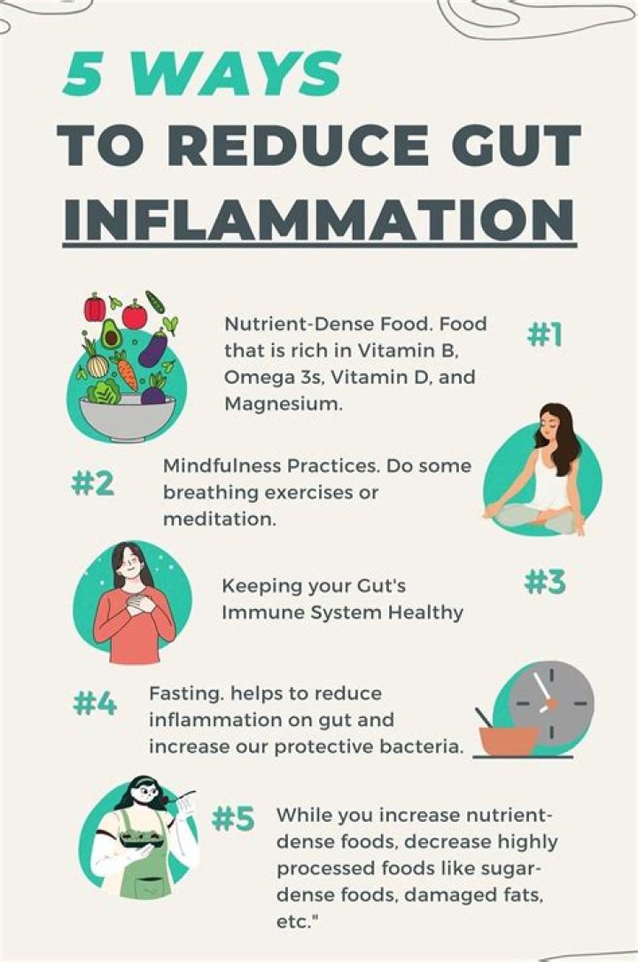What is the fastest way to reduce gut inflammation?