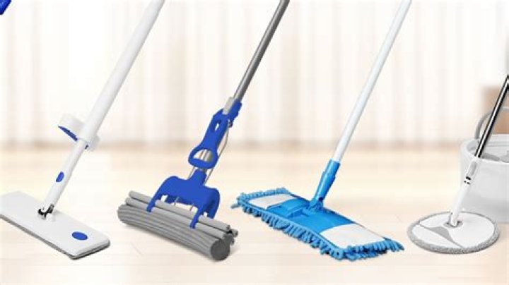 What is the last step in cleaning floors?