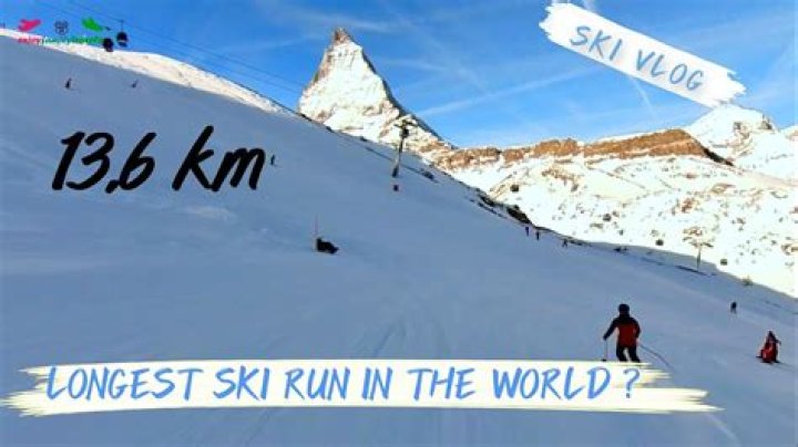 What is the longest ski run in the world?