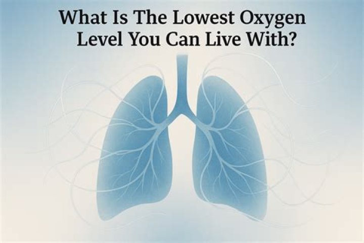 What is the lowest oxygen level you can live with?