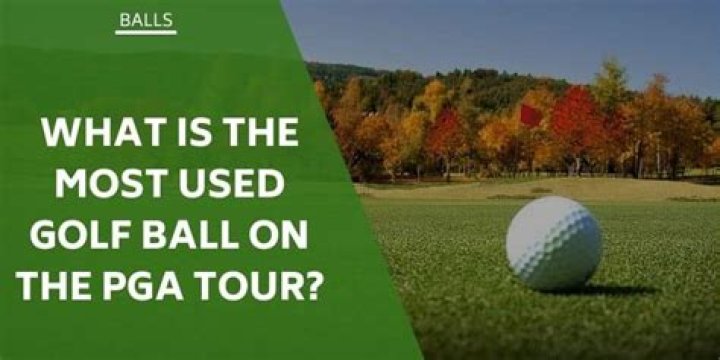 What is the most used golf ball on the PGA Tour?