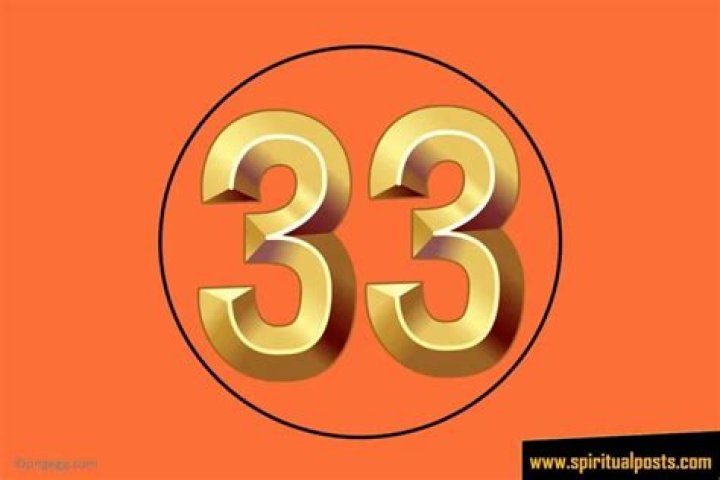 What is the number 33 famous for?